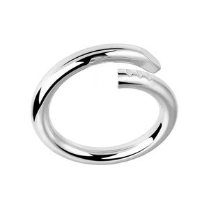 Anello di amore a forma di cuore semplice di lusso di alta qualità Anello in oro argento oro rosa Anello di coppia in acciaio al titanio di lusso Moda Donna Designer Donna Bomboniere da spiaggia