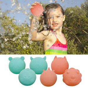 Refillable Water Balloon Fighting Ball Quick Fill Self Sealing Bombs Kid Summer Play Toy Splash för 240313