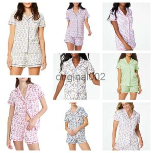 Pigiama da donna carino Roller Rabbit pantaloni a due pezzi pigiama Y2k scimmia stampa prefabbricata set pigiama in 2 pezzi camicia a maniche corte pantaloncini Pj set abbigliamento casual per la casa zb