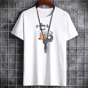 Camiseta masculina camiseta para homens gráfico tee crossfit harajuku moda grande camiseta de alta qualidade impressa y2k roupas câmera