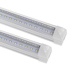 10st/parti 5ft 1500mm 46W AC85-265V ingång LED-lysrör för hembelysning T8 Integrerad LED-rör