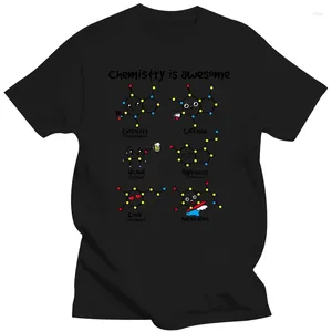 Men's T Shirts Tshirt Women Cute Chemistry Is Awesome Print Tops Novelty Funny Tee Harajuku Streetwear Summer XS-4XL Shirt