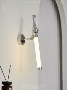 ウォールランプノルディックスタイルリビングルームのベッドルームの廊下鉄sconce el led fixturesのための大きな斬新