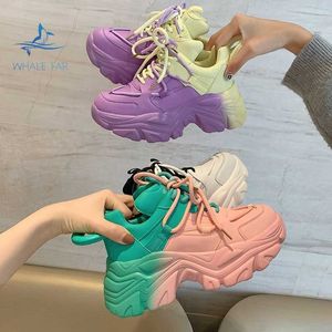 HBP Non-Brand shoes wholesale online fashion sports sneakers chunky other trendy low price white rubber bling womens joggers