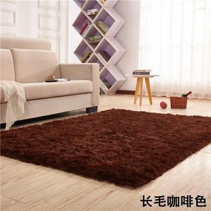 Blankets Mats Thickened Long-hair For In Front Of Beds Black Blanket