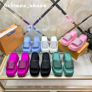 Slippare Designer Shoes Womens Sandals Slides Platform Sandaler Summer Sliders Sandaler Shoes Classic Brand Casual Woman Outside Slipper Beach Top Quality 35-40