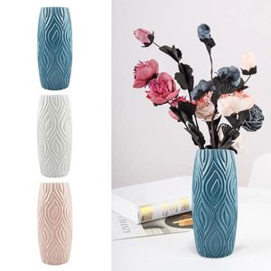 Vaser hög kvalitet för hemmodern blomma arrangemang växt korg korg korgfast plastvas