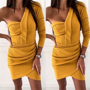 2024 New Sexy Solid Color Shoulder Bag Hip Slim Fit Dress for Women