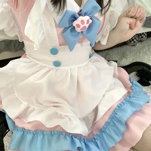 Kjolar lolita kjol kawaii kvinnor anime japansk mode maid 2000s kläder söt cosplay jupe high end shorts y2k kläder mini