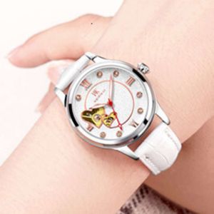 Swiss weskey Fashion Damen-Armbanduhr, mechanisch, wasserdicht, nachtleuchtend, Sternenhimmel-Oberfläche