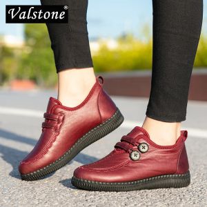 Сапоги Valstone Allmatch Женщины повседневные квартиры обувь Antiskid легкая комфортная обувь стильная тренд женская обувь Spring Wearristing