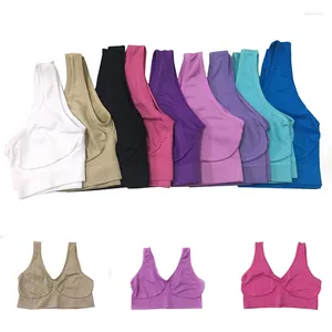 Bras Women Solid Color Full Cup Large Size Seamless Breathable Bra Bottoming Fitness Shirt Without Steel Ring Sport Underwear