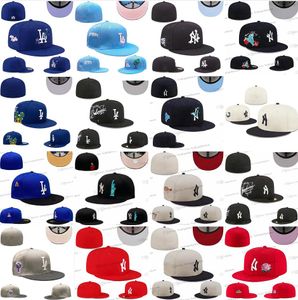 68 kolorów mieszaj męskie baseballowe czapki królewskie niebieskie czerwone czarny black Angeles „Pink Rose Sport Pełne zamknięte serca Caps Chicago Chapeau Stitch Patle A's's's's's