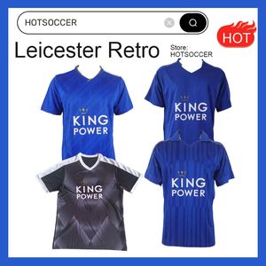 2015-2016 Leicester Retro Soccer Jerseys Classic 15 16 mästare vinnare Vardy Kante Mahrez Okazaki 17 18 19 17 2018-2019 Vintage Football Shirts Hotsoccer