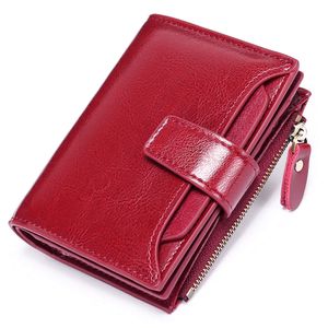 Designer Wallet New Leather Lady Purse Female Short Korean Version Multi-function Wallet Drivers License Fashion Aie6