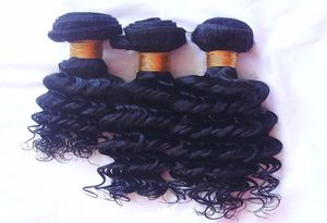 Raw Indian Temple Virgin Hair Weaves Deep Wave Human Hair Bunds 3pcs 8a Grad Natural Color Dyable 830 Inch32742089660260