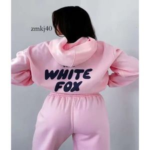 White Fox Tracksuit Designer Tracksuit White Fox Hoodie Set Two 2 Piece Set Women White Fox Hoodie Women Set Sporty Pullover Hooded 1697