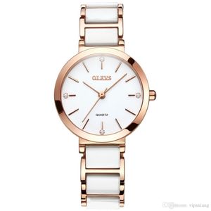 Women Watch Quartz Wristwatch with tungsten steel watchband casual style elegant ladies female clock259r
