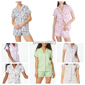 Women'S Sleep Lounge Womens Cute Roller Rabbit Pajamas Y2K Monkey Prefabricated Printing 2-Piece Pajama Set Short Sleeve Shirt home wear vb