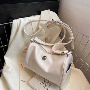 Boston Bags High Quality Small Bag for Women Trendy Autumn and Winter Versatile Niche Solid Color Single Shoulder Crossbody