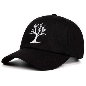 100% Cotton Branch Baseball Cap Big tree Dad Hats Embroidery Snapback Caps No structure Hat Q0703295O