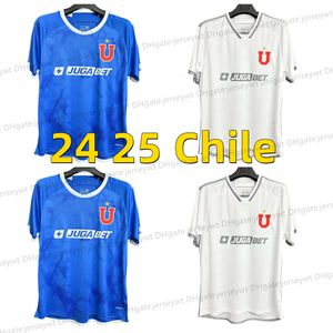 Futbol Formaları 24 25 Universityidad de Chile Vargas Fernandes Palacios Erkekler Çocuklar Yetişkin Çocuk Evi Uzakta Maillot De Ayak Kitleri Camiseta Futbol Takip