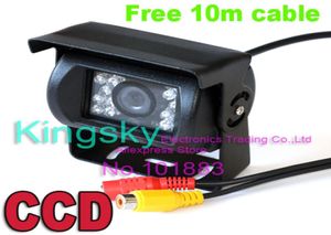18 IR LED Sensor Car Rearview CCD Reversing Parking Camera 120° for 12V24V Bus Truck3980825