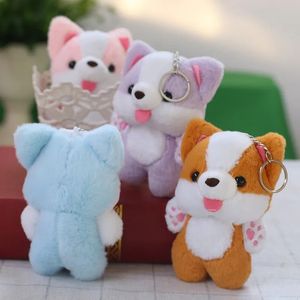 2024 neue internet promi schlüsselanhänger Kleine Nette Hund Plüsch Spielzeug Puppe Anhänger Tasche Anhänger Schlüsselbund Puppe Puppe Geschenk