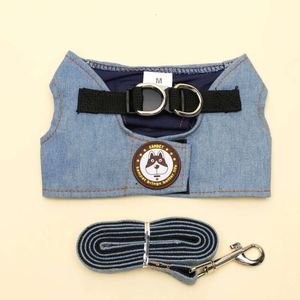 Dog Pet Supplies Cowboy Dog Leash Vest Style 1