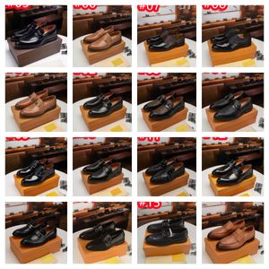 40Style Taglia 6-13 Scarpe formali nere italiane di lusso Scarpe da uomo Mocassini Designer di nozze Scarpe eleganti da uomo Scarpe oxford in pelle verniciata da uomo Chaussures Hommes En Cuir