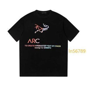 arc New 24ss arc T Shirt Abbigliamento Tees Edition Versatile Marchio di moda Classico Colorato Stampa Allentato Unisex Uomo Donna Tees camicia firmata uccello