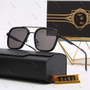 2024 Vintage Pilot Square Dita Occhiali da sole Uomo Donna Fashion Designer Shades Golden Frame Style Occhiali da sole Uomo Uv400 Gradient Lxn-evo Dita Mach Six Occhiali da sole 429