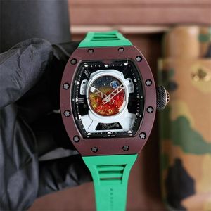 52-05 디자이너 시계 Motre Be Luxe Manual Mechanical Movement Ceramic Case Case Case Case Case Luxury Watch Men Watches Wristwatches Relojes 03