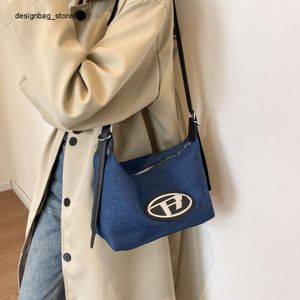 Cheap Wholesale Limited Clearance 50% Discount Handbag Little Frh Underarm Bag for Women New Fashion Denim Shoulder Casual Versatile Crossbody