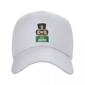 Boll Caps Fashion Christmas Nutcracker Cartoon Soldier Toy Baseball Cap Men Women Justerbar Trucker Hat Performance