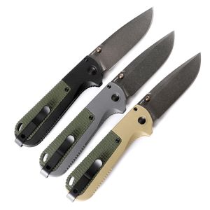 BM430BK REDOBBT -axel vikningskniv D2 Steel Black Blade 430SBK 430 Tactical Hunting Survival Camping Self Defense Pocket Knife Tool EDC 144