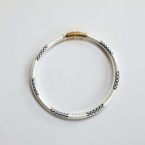 New Transparent Leopard Pattern Leather Rope Wearing Tube Women's Ribbon Jelly Bangle Bracelet