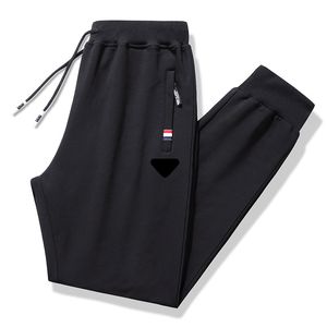 Men's Casual Pants Fashion Designer Autumn/winter Embroidered Badge Couple Warm Overalls Cotton Terry Sweatpants Outdoor Sports