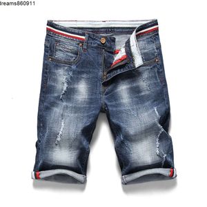 Shorts Men Ripped Short Jeans Designer Classic Fashion Straight Breeches Summer Jean Bermuda Male Denim Brand Clothing