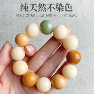 Strand 18-23mm Büyük Boyut Gerçek Bodhi Bilezik Buzlar Kadın Erkekler Buda Charm Tibet Budist Dua Ahşap Boncuklar Mala Yoga Takı Hediyeleri