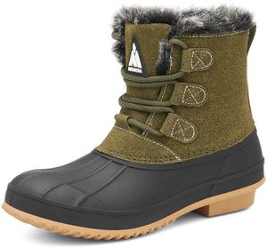 HBPノンブランド保持暖かいスリップカジュアルの女性靴スノーブーツサイズ6-10.5