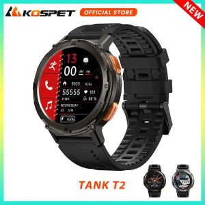 T-shirt Kospet Tank T2 Military Ultra Smartwatch Mężczyźni Kobiety Smart Watch Digital Fitness Sport Watches AMOLED AI Voice IP69K Waterproof