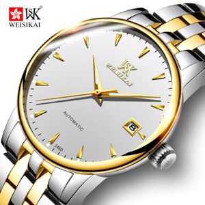 Swiss Weskey Waterproof Automatic Mechanical Calender Night Glow Men's Watch