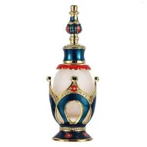 Garrafas de armazenamento Kallory Glass Dropper Bottle Antigo Perfume Vintage Decorativo Recarregável