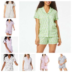 Pigiama da donna Sleep Lounge da donna carino Roller Rabbit Pigiama Y2K scimmia stampa prefabbricata pigiama in 2 pezzi camicia a maniche corte abbigliamento da casa xc