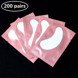 Gloves 200pairs Eye Extension Eye Stickers Hydrogel Patches Grafting Eyelashes under Pads Lashes Accessories Lash Extension Pads