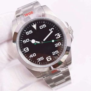 ST9 Watch Black 40mm 2022 Mechanical Movement Dial Stainless Steel 904L Fashion Watches