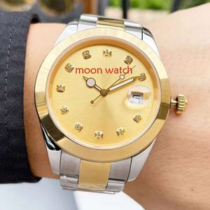 Relógio masculino automático relógios mecânicos negócios relógios de pulso 40mm montre de luxo 904l aço inoxidável à prova dwaterproof água relógio de pulso