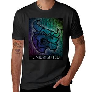 Herrtankstoppar unibright bull t-shirt sommarkläder tees designer t shirt män