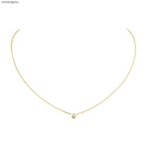 7UZL Designer Diamants Legers Pendant Halsband Diamond Damour Love Necklace For Women Girls Collier Bijoux Femme Brand Jewelry
